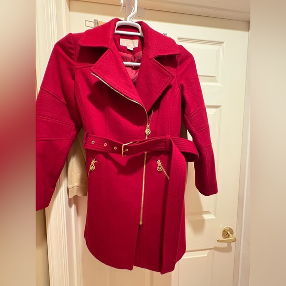 Michael Kors beautiful Red Wool Coat - Picture 2 of 9